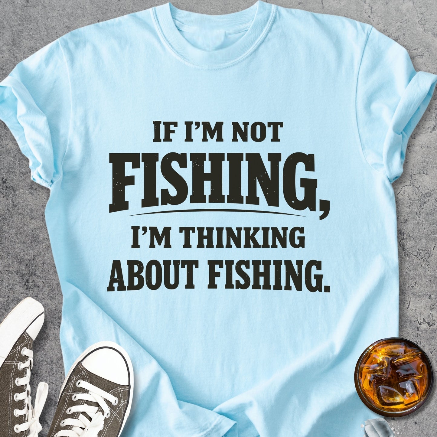 If I'm Not Fishing - Vintage Heavyweight Tee