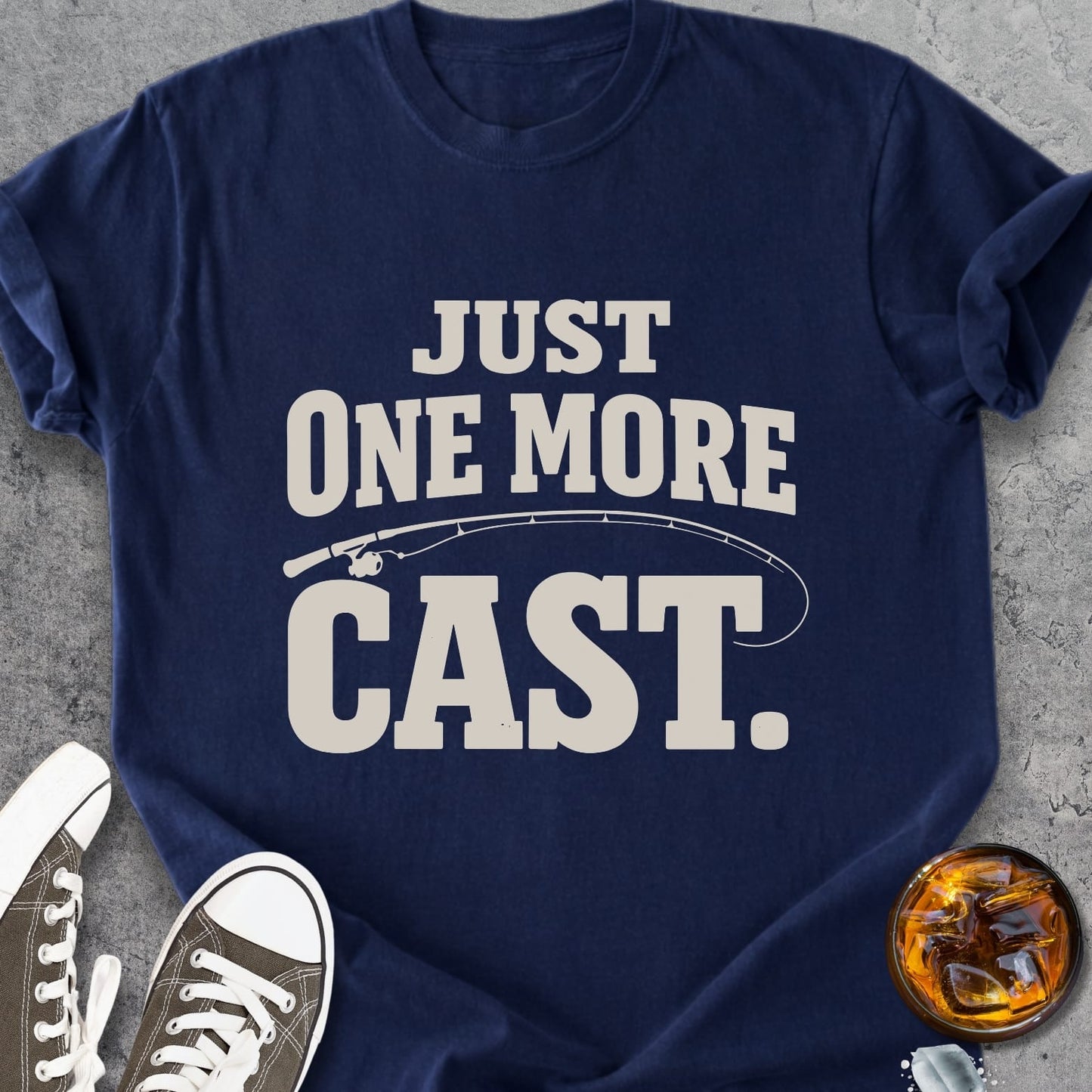 Just One More Cast - Premium Heavyweight Tee