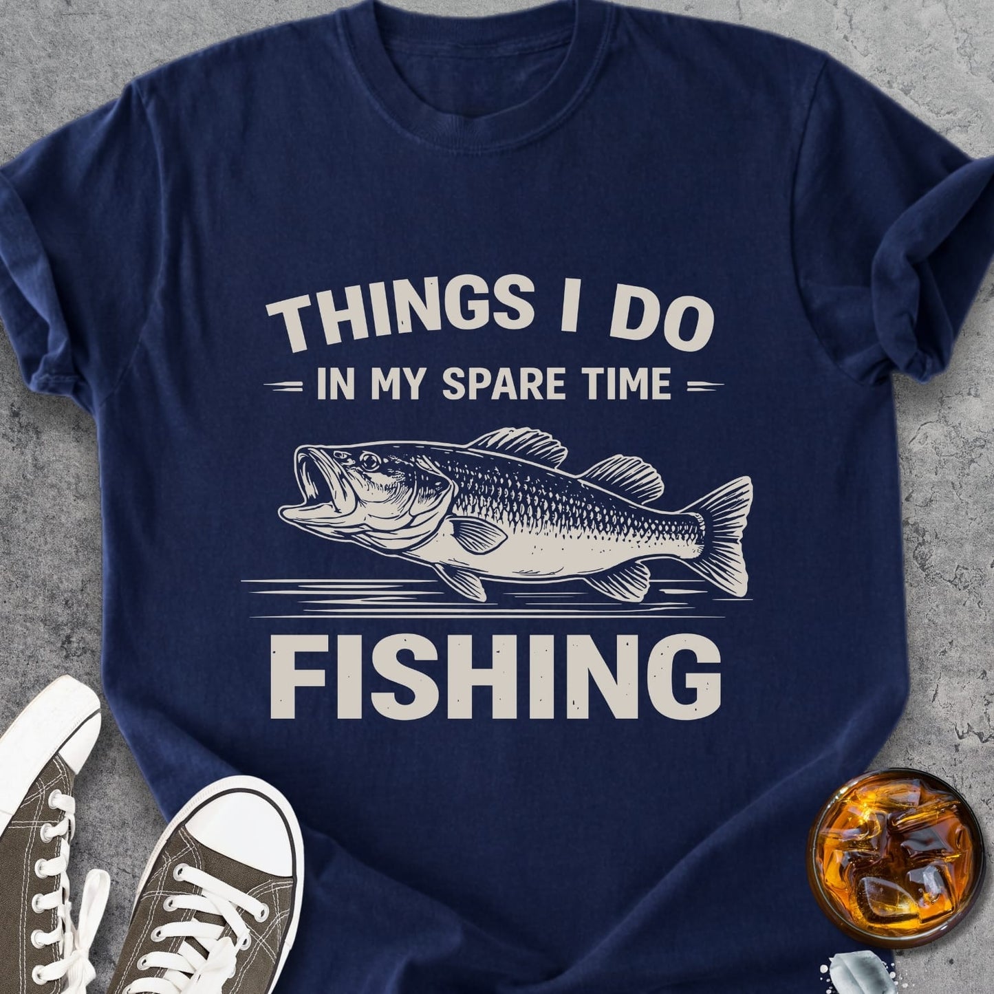 Sparetime Fishing - Premium Heavyweight Tee