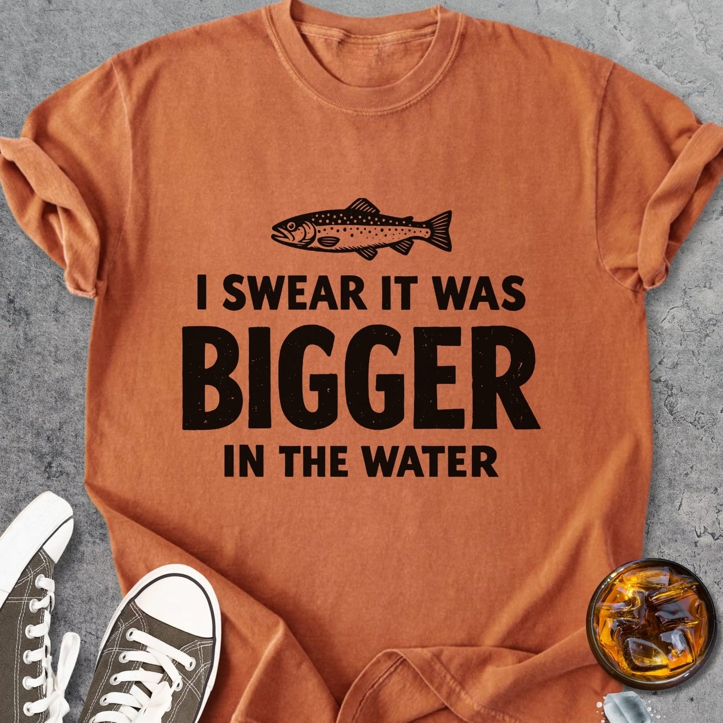 I Swear It Was Bigger - Premium Heavyweight Tee