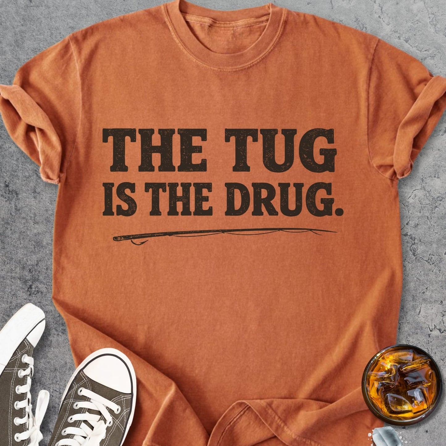 The Tug Is The Drug - Premium Heavyweight Tee