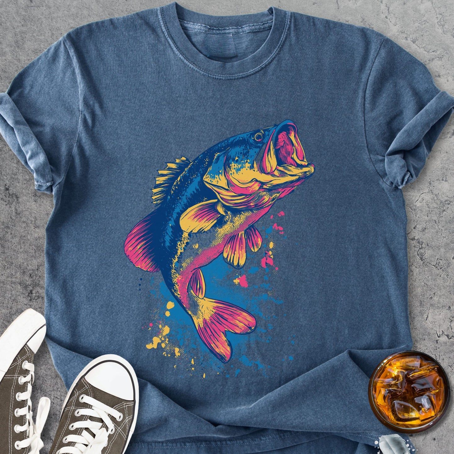 Neon Strike Bass - Premium Heavyweight Tee