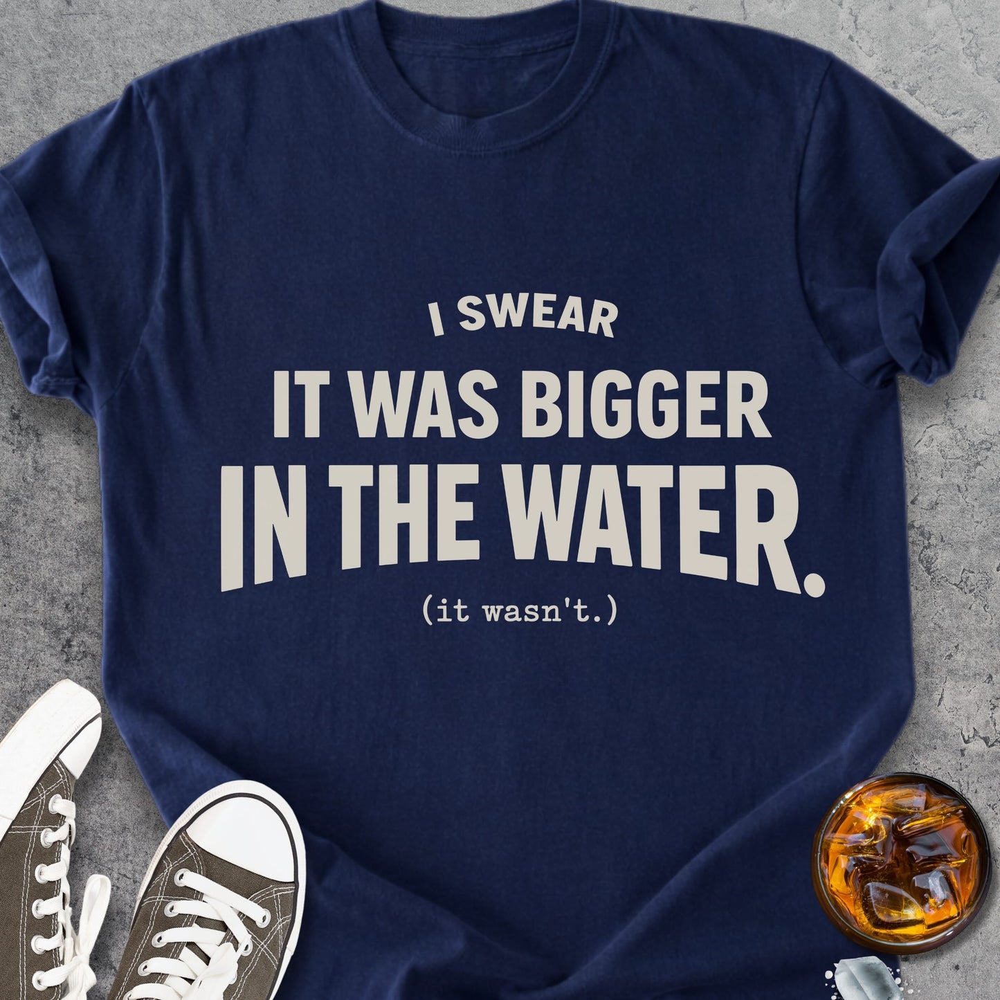 It Was Bigger - Premium Heavyweight Tee