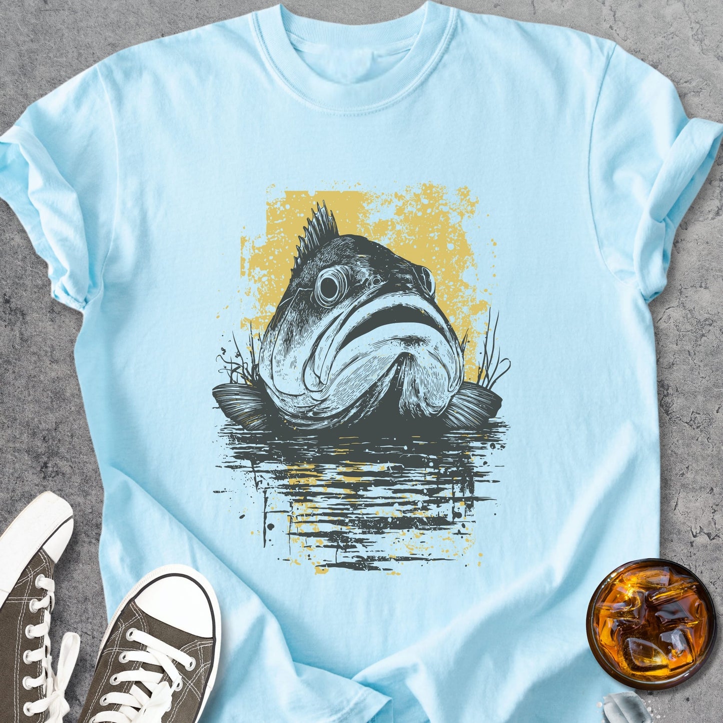 Grumpy Fish - Premium Heavyweight Tee
