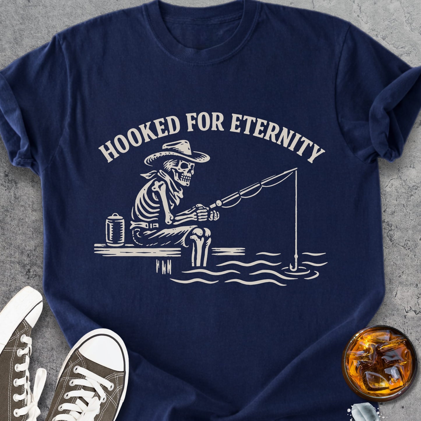 Hooked For Eternity - Vintage Heavyweight Tee