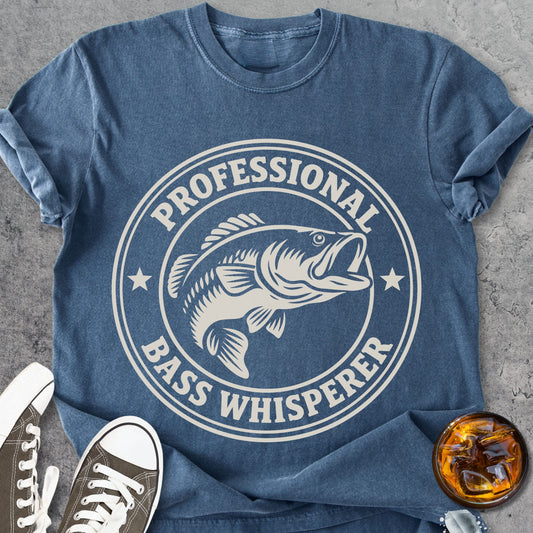 Professional Bass Whisperer - Vintage Heavyweight Tee