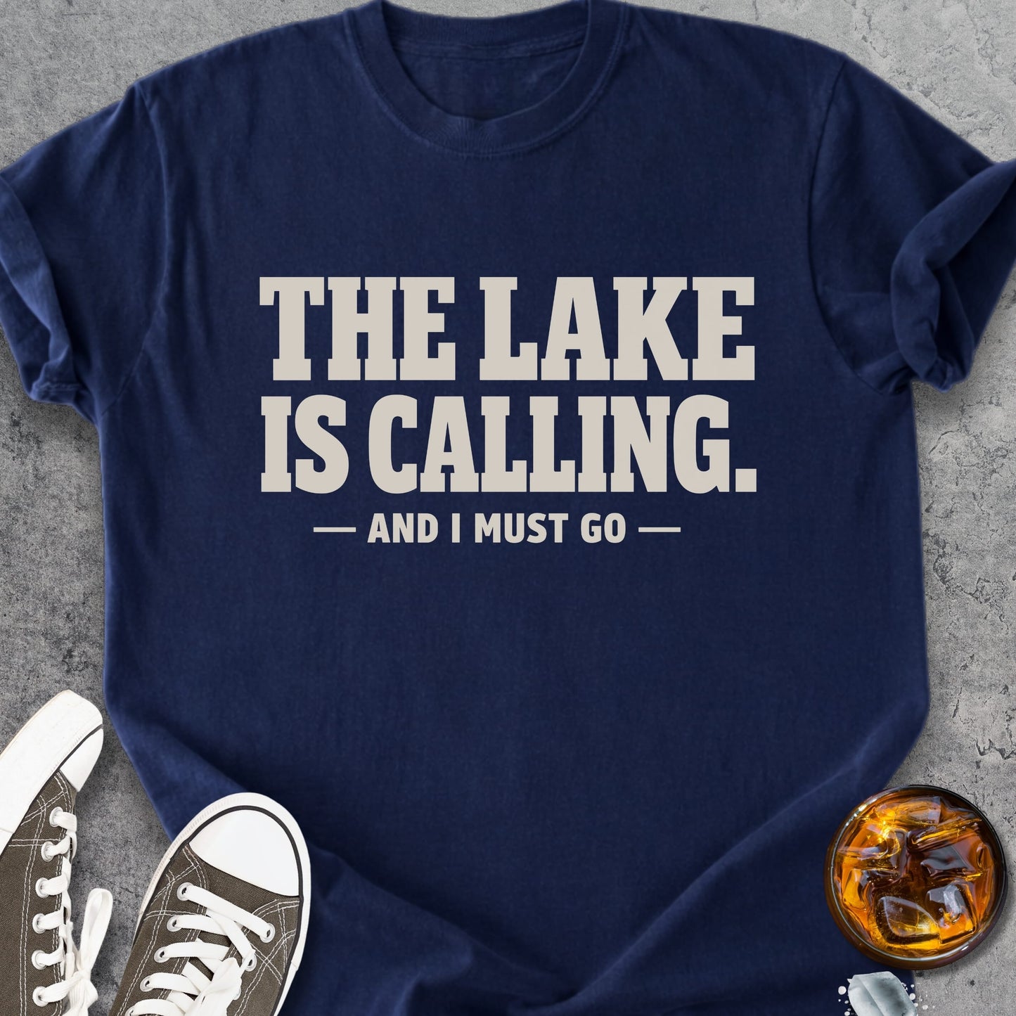 The Lake Is Calling - Vintage Heavyweight Tee