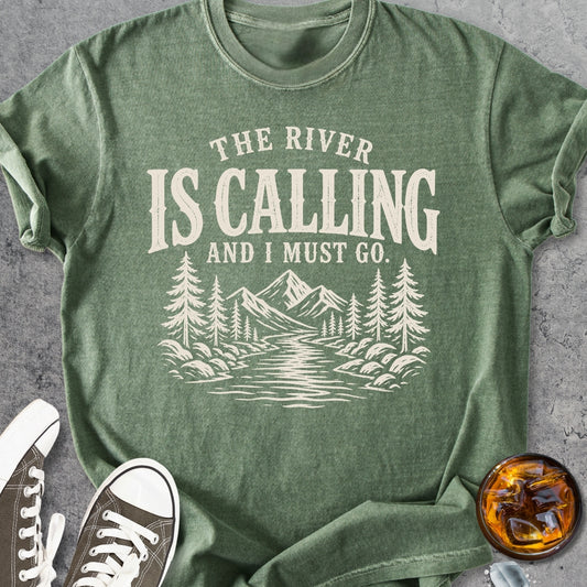 The River Is Calling - Vintage Heavyweight Tee