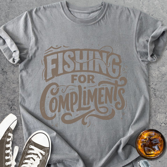 Fishing For Compliments - Vintage Heavyweight Tee