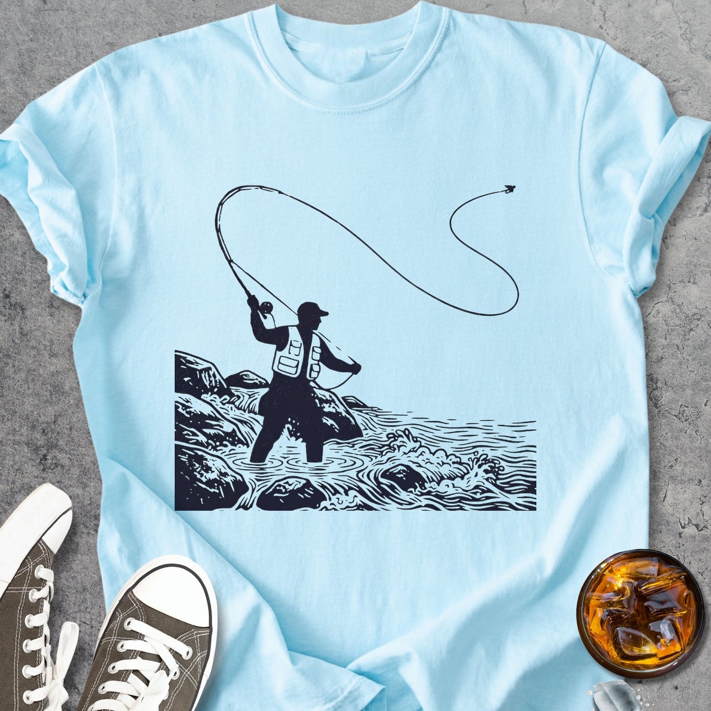 Fly Fishing - Vintage Heavyweight Tee