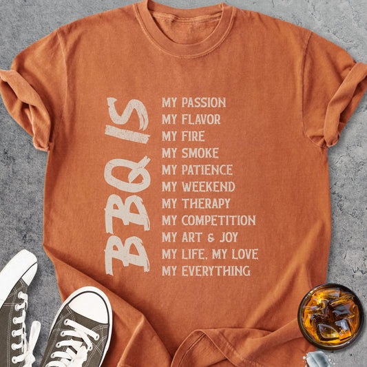 BBQ Is My - Premium Heavyweight Tee