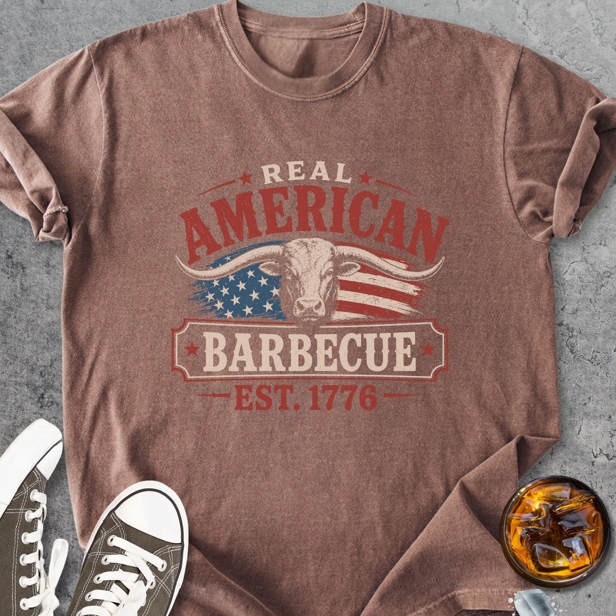 Real American Barbecue - Premium Heavyweight Tee