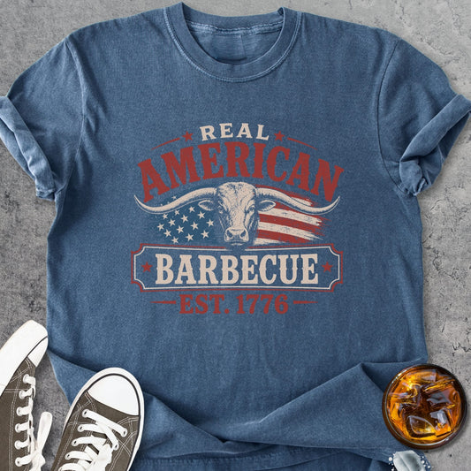 Real American Barbecue - Premium Heavyweight Tee