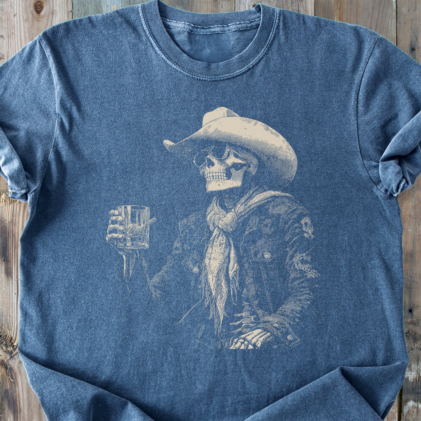 Skeleton After Hour - Premium Heavyweight Tee