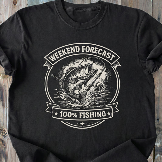 Weekend Forecast Fishing - Premium Heavyweight Tee