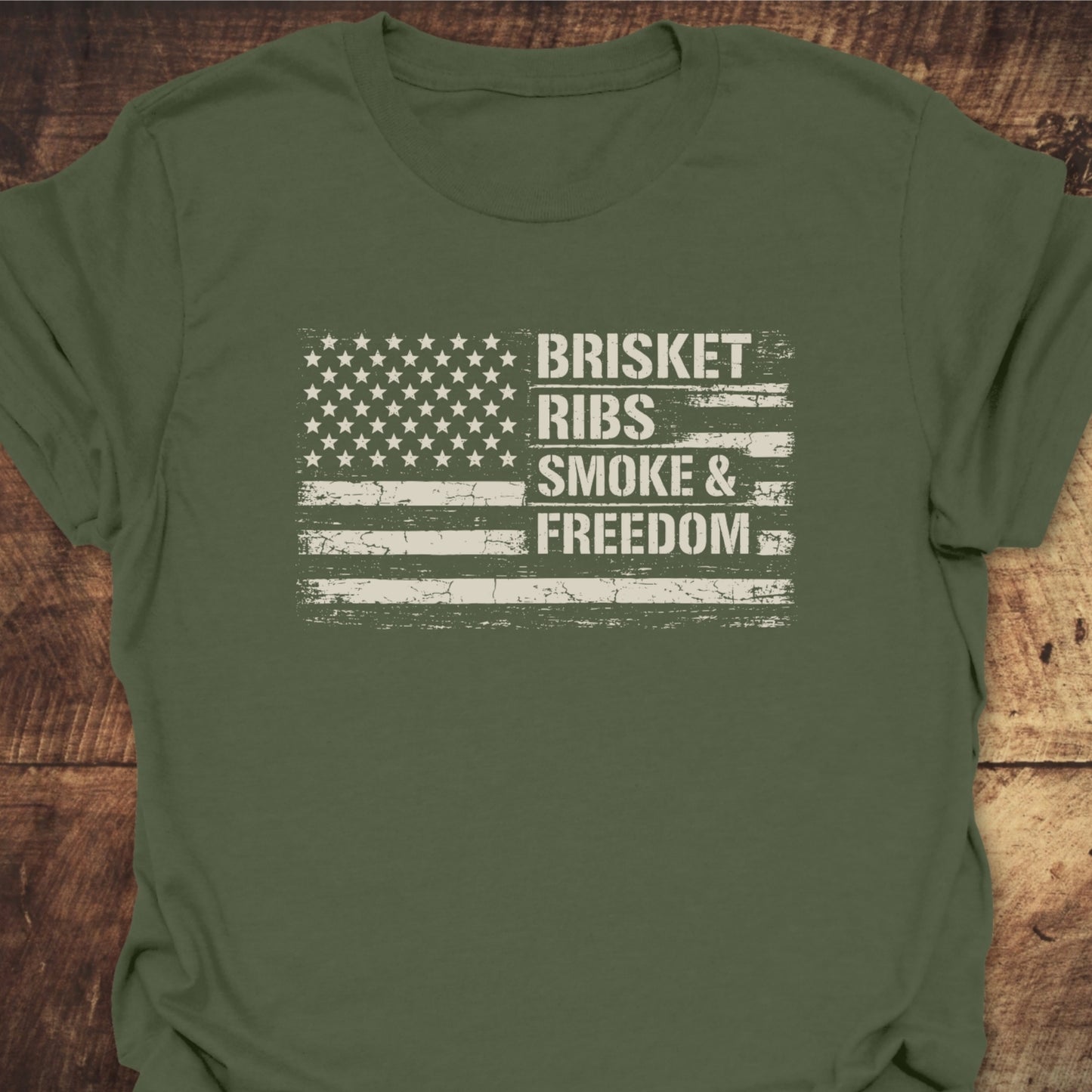 Brisket, Ribs, Smoke And Freedom Classic T-Shirt