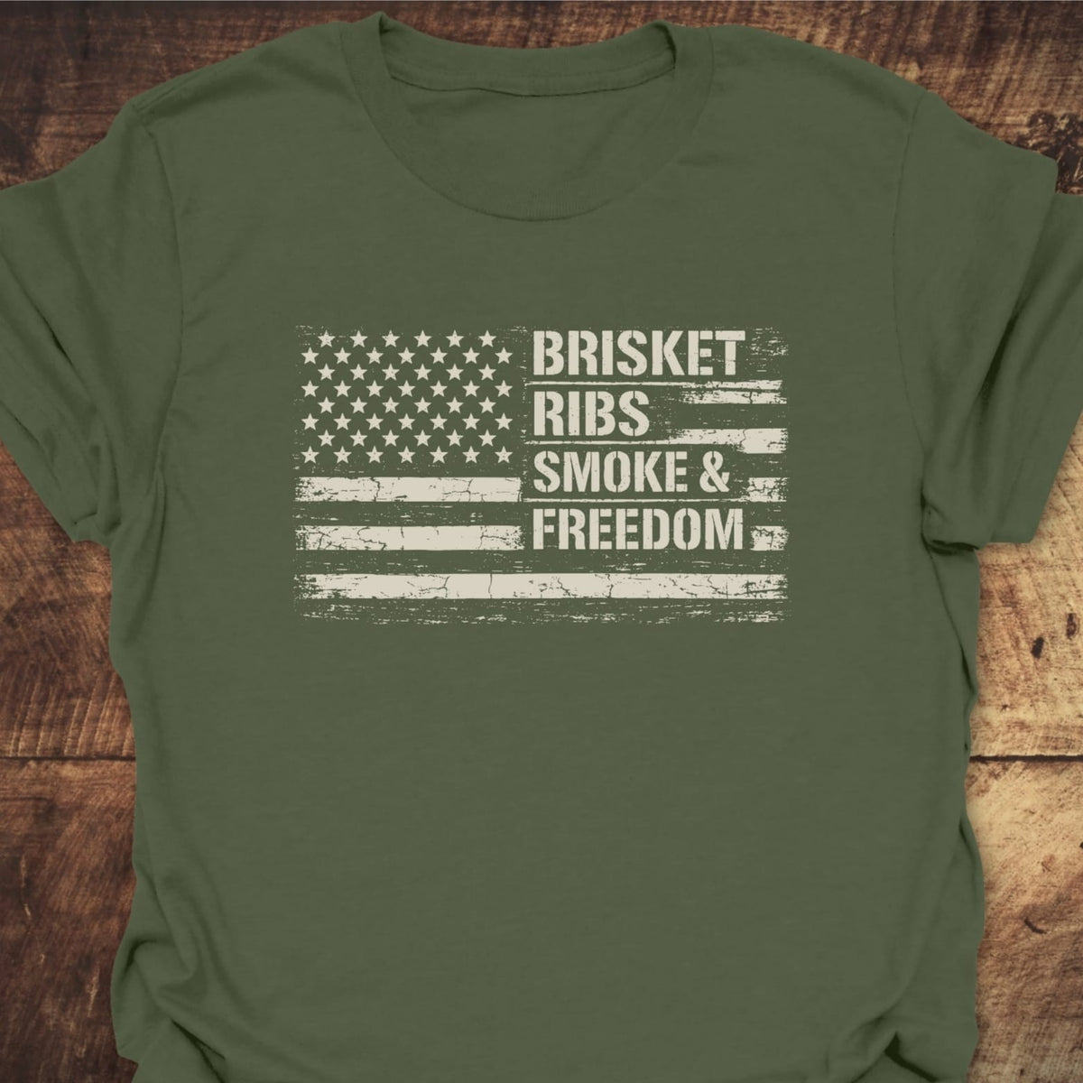 Brisket, Ribs, Smoke And Freedom Classic T-Shirt