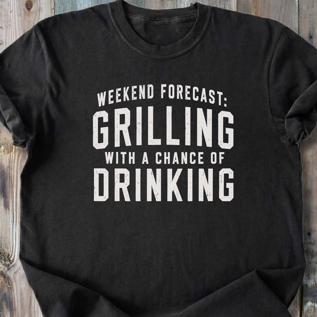 Grilling With A Chance Of Drinking - Premium Heavyweight Tee
