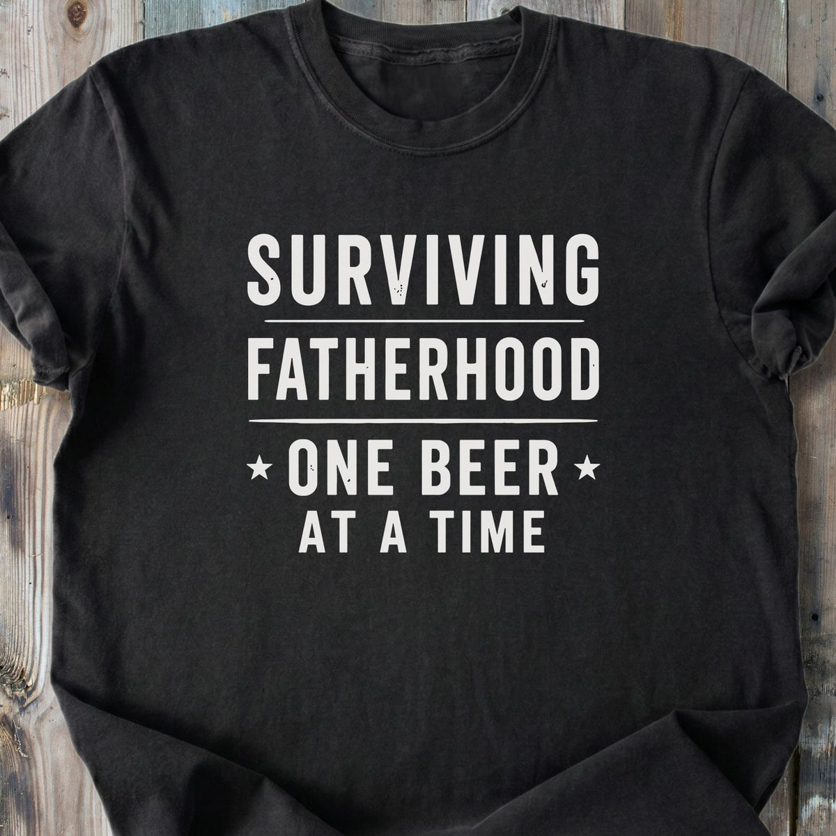Surviving Fatherhood - Premium Heavyweight Tee
