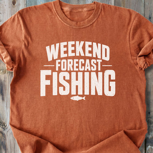 Weekend Forecast Fishing - Premium Heavyweight Tee