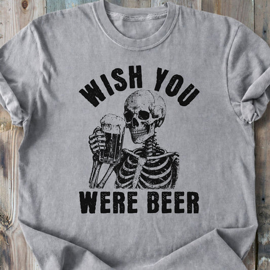 Wish You Were Beer - Premium Heavyweight Tee