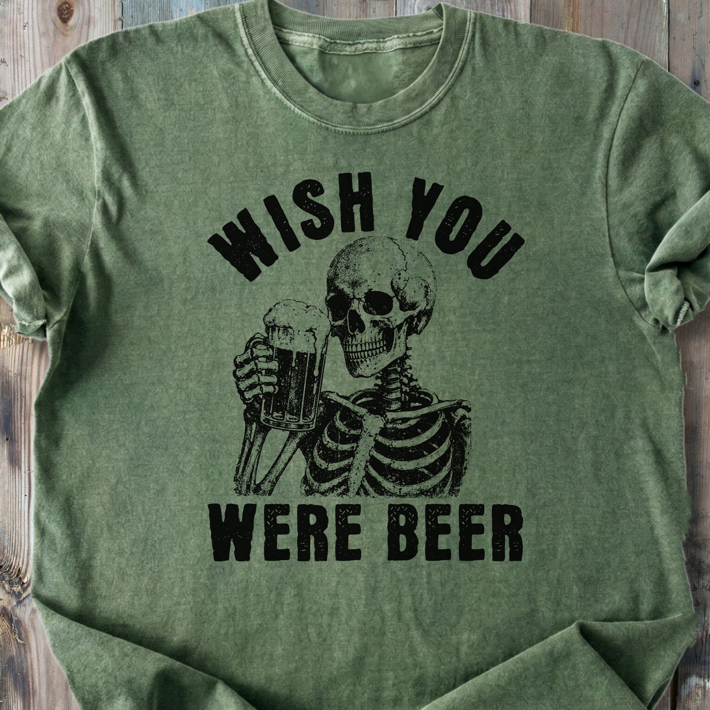 Wish You Were Beer - Premium Heavyweight Tee