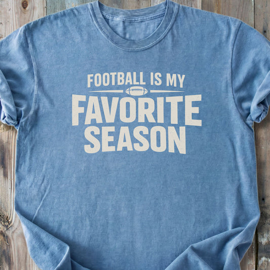 Football Is My Favorite Season - Premium Heavyweight Tee