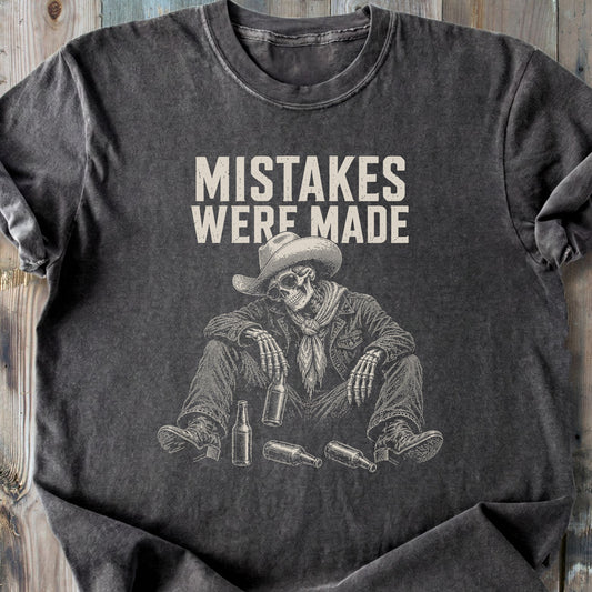 Mistakes Were Made Skeleton - Premium Heavyweight Tee