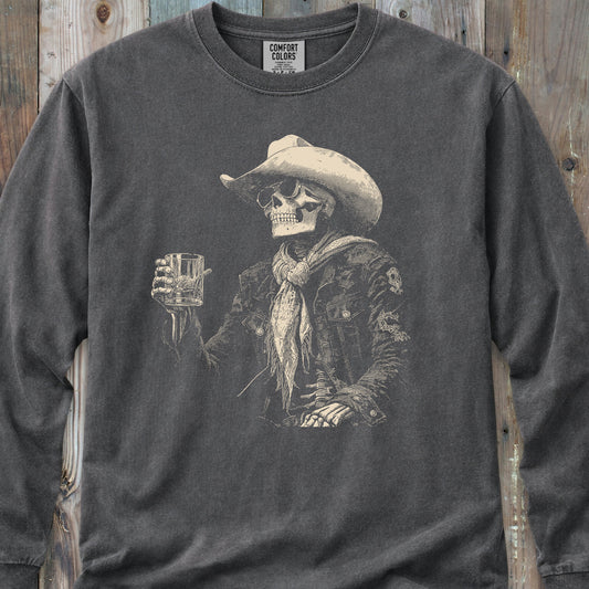 Skeleton After Hour Long-Sleeve Tee