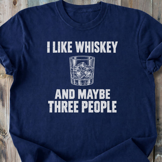 I Like Whiskey - Premium Heavyweight Tee