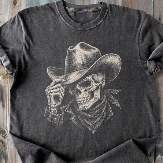 El Vaquero Skull - Premium Heavyweight Tee