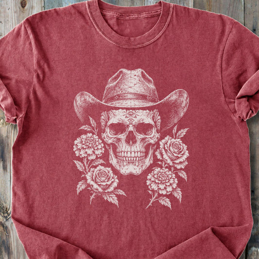 Eternal Outlaw Skull - Premium Heavyweight Tee
