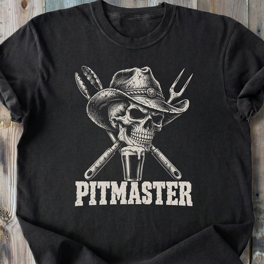 Pitmaster Skull - Premium Heavyweight Tee