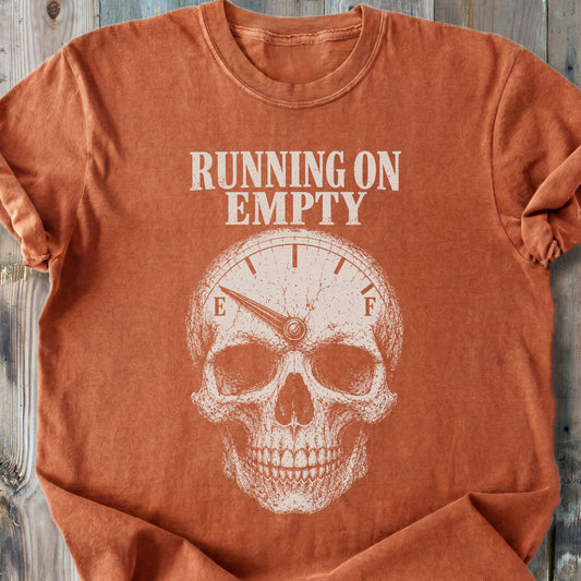 Running On Empty - Premium Heavyweight Tee
