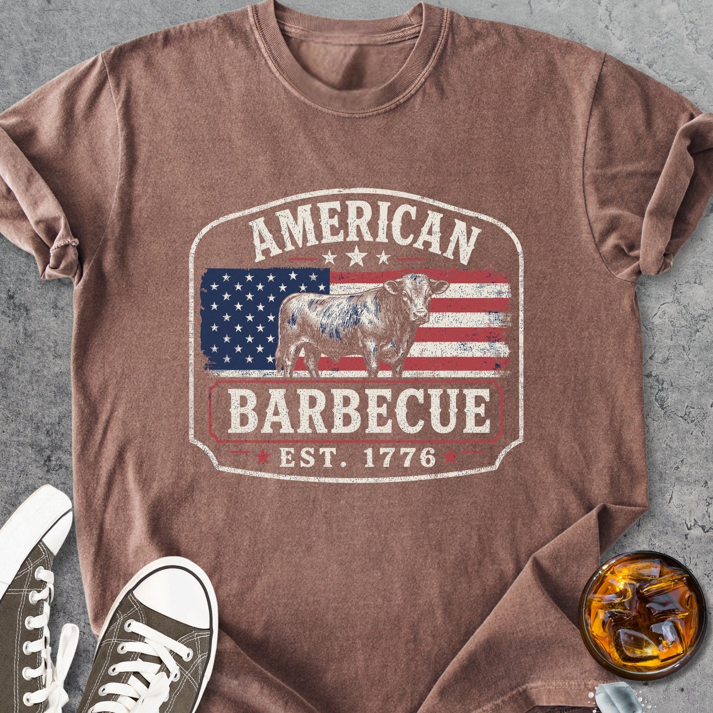 American Barbecue - Premium Heavyweight Tee