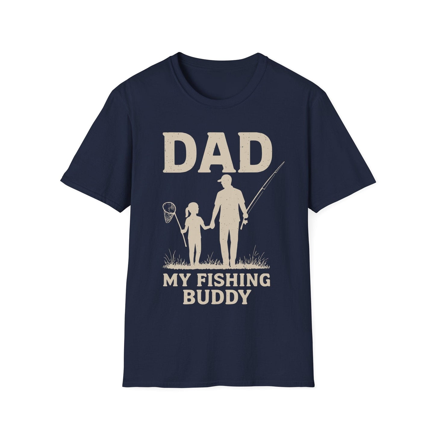Dad My Fishing Buddy Girl  T-shirt