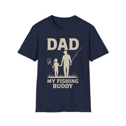 Dad My Fishing Buddy Girl  T-shirt
