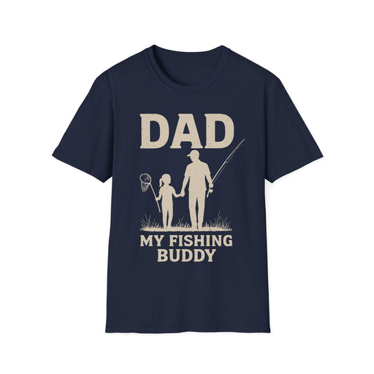 Dad My Fishing Buddy Girl  T-shirt