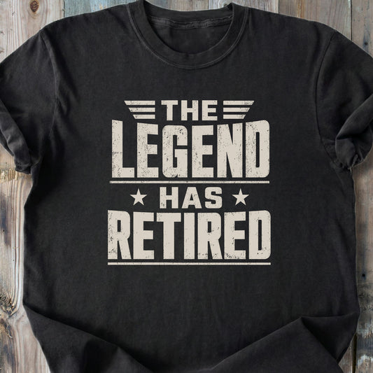The Legend Has Retired - Premium Heavyweight Tee