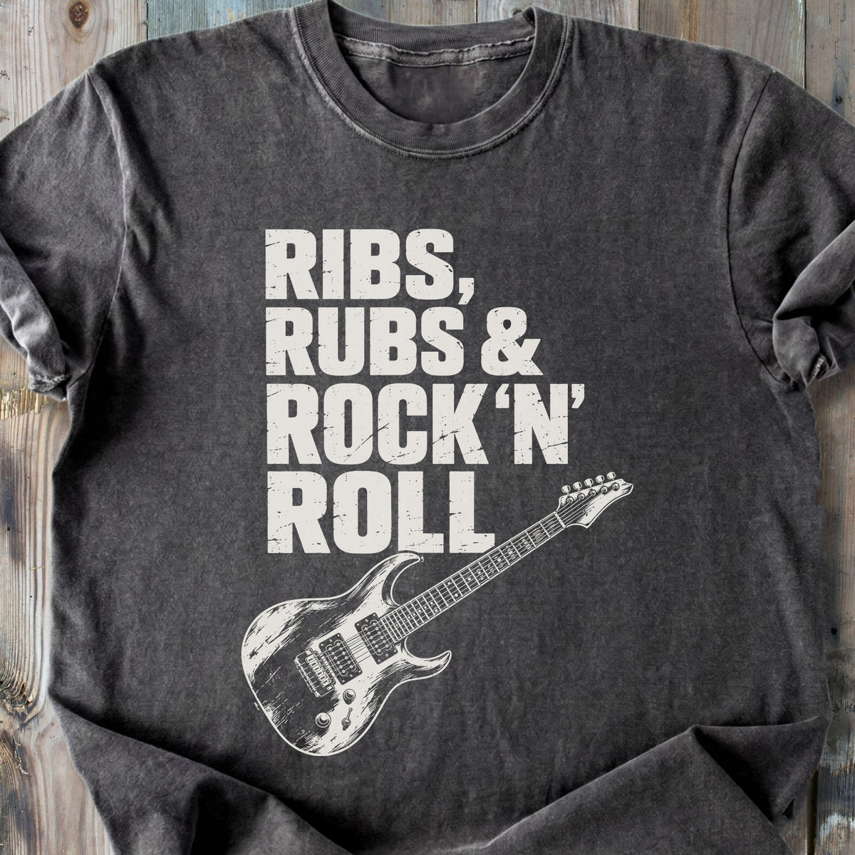 Ribs, Rubs & Rock 'n' Roll - Premium Heavyweight Tee