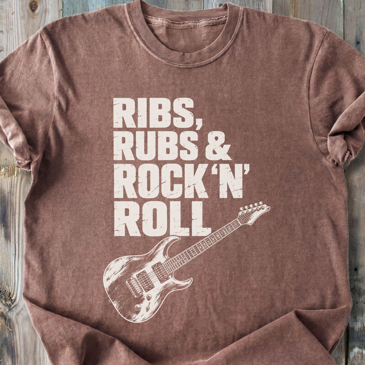 Ribs, Rubs & Rock 'n' Roll - Premium Heavyweight Tee