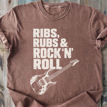 Ribs, Rubs & Rock 'n' Roll - Premium Heavyweight Tee
