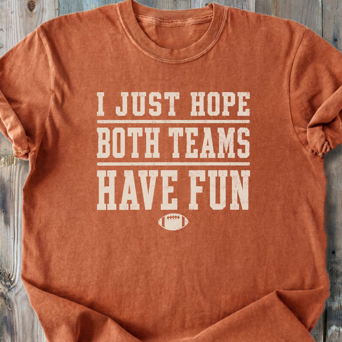 Both Teams Have Fun - Premium Heavyweight Tee