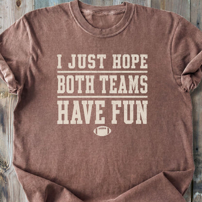 Both Teams Have Fun - Premium Heavyweight Tee