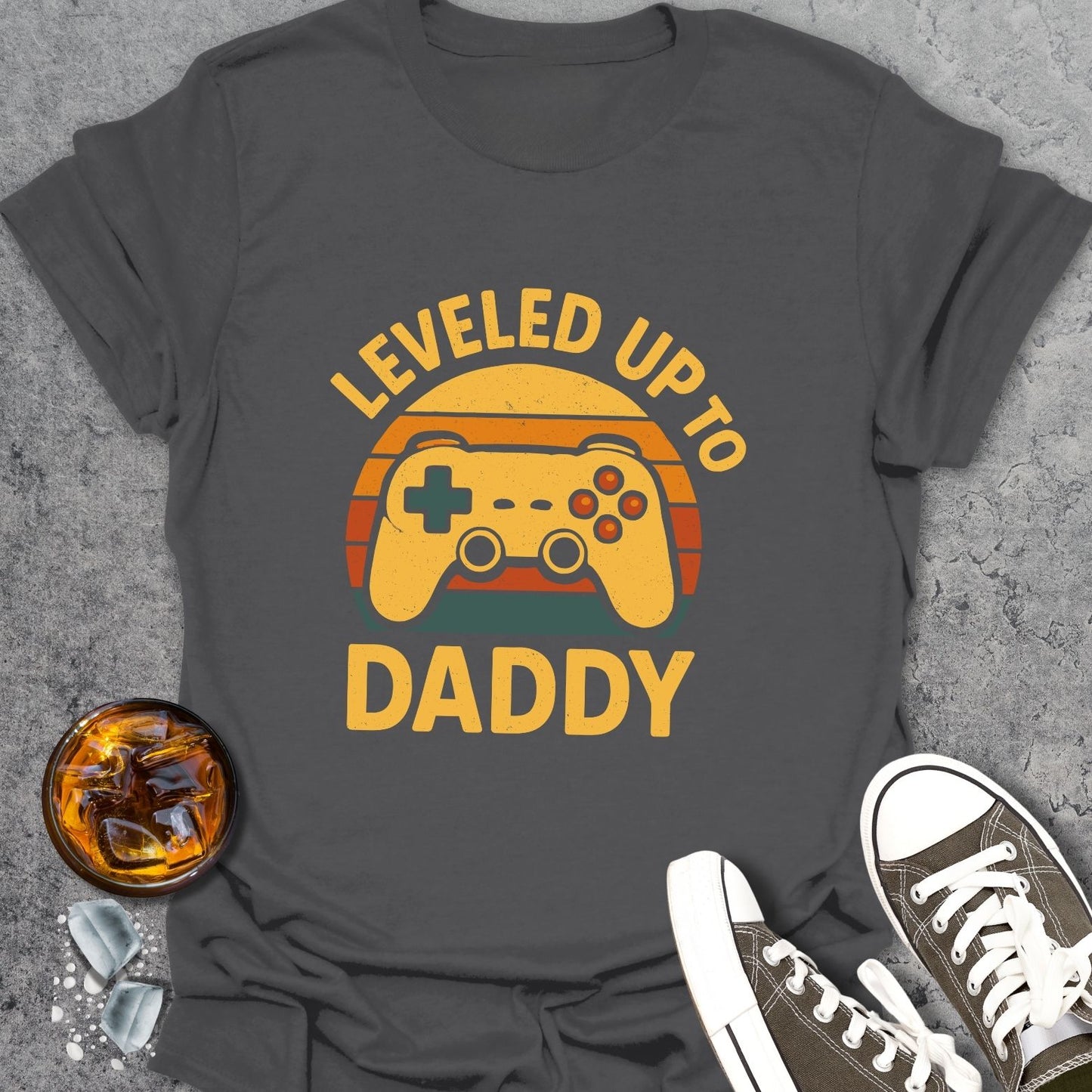 Leveled Up To Daddy T-Shirt