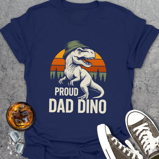 Proud Dad Dino T-Rex T-Shirt