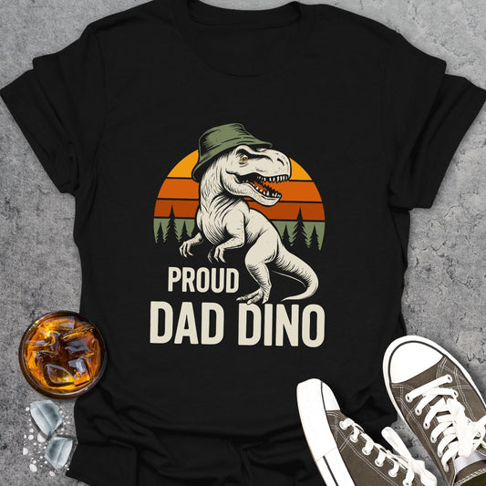 Proud Dad Dino T-Rex T-Shirt