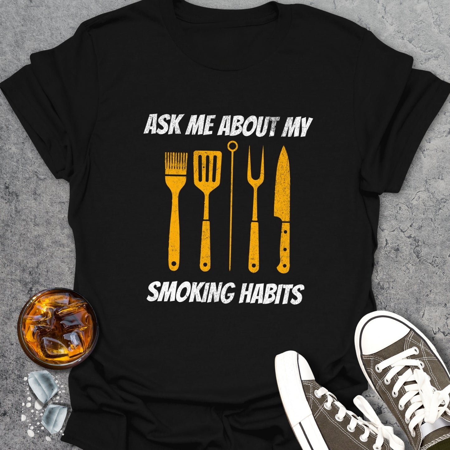 Ask Me About My Smoking Habits T-Shirt