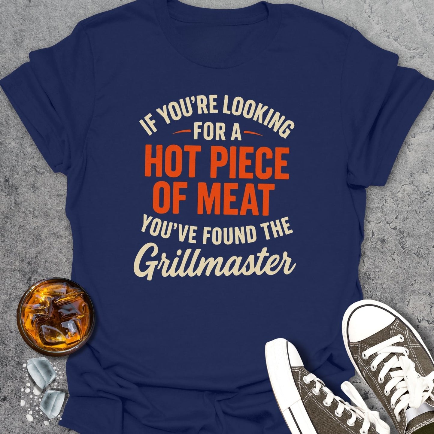 Hot Piece Of Meat Text T-Shirt