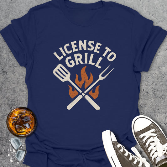 License To Grill T-Shirt